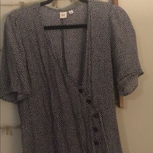 GAP wrap midi dress